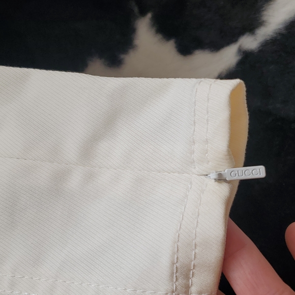 NWT Gucci pants, cream, seize 40, NWT - Picture 12 of 15